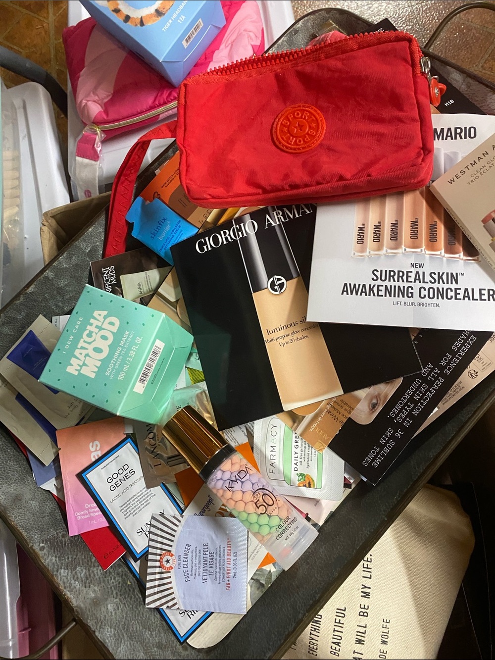 50 pc Beauty & Estée Lauder & Kipling Bag NWT
